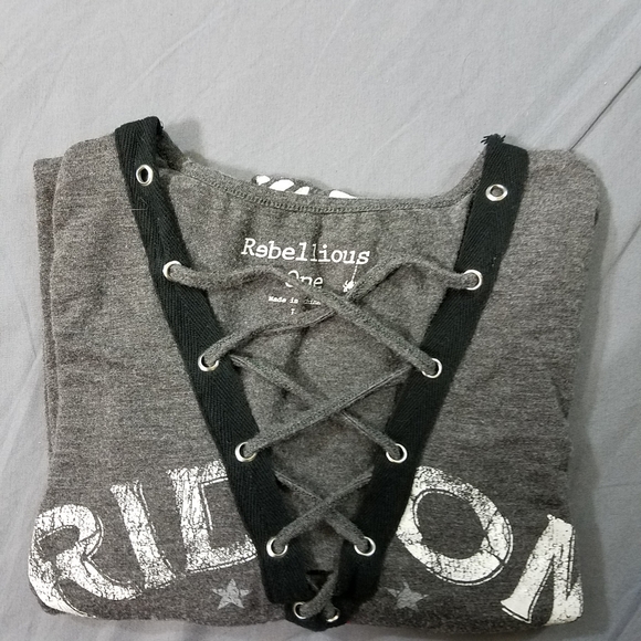 Easy Rider tshirt size large lace up sexy biker tee ride on - Picture 7 of 11